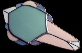 stained glass mirror